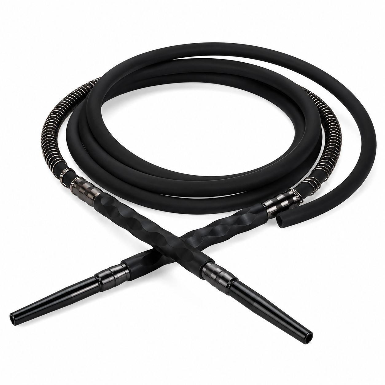 Gladiator Hookah Hose - Black/Black