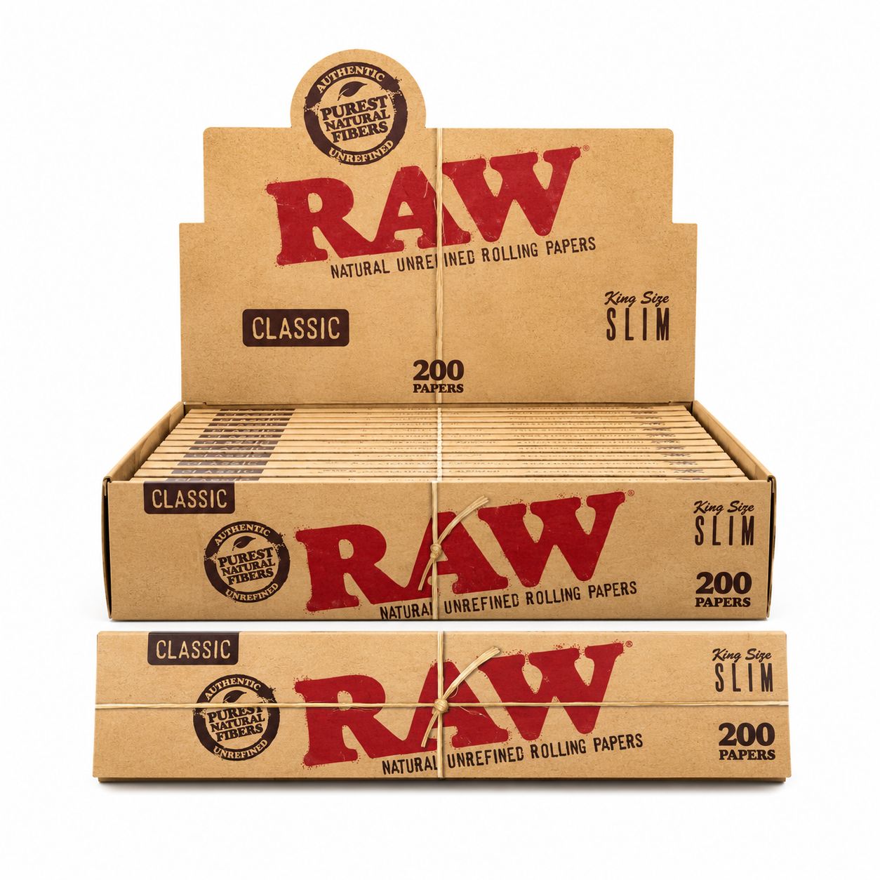 RAW Classic King Size Slim 200 Papers