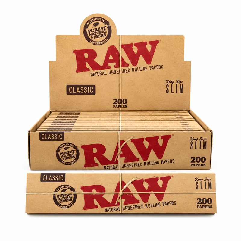 RAW Classic King Size Slim 200 Papers
