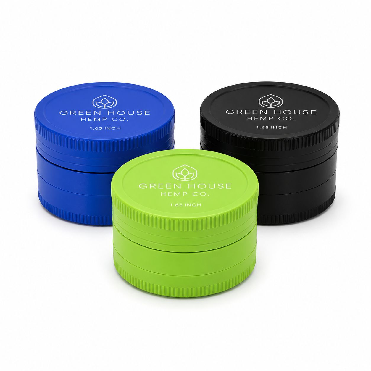 Green House Hemp Grinder 1.65 in. - Assorted Colors