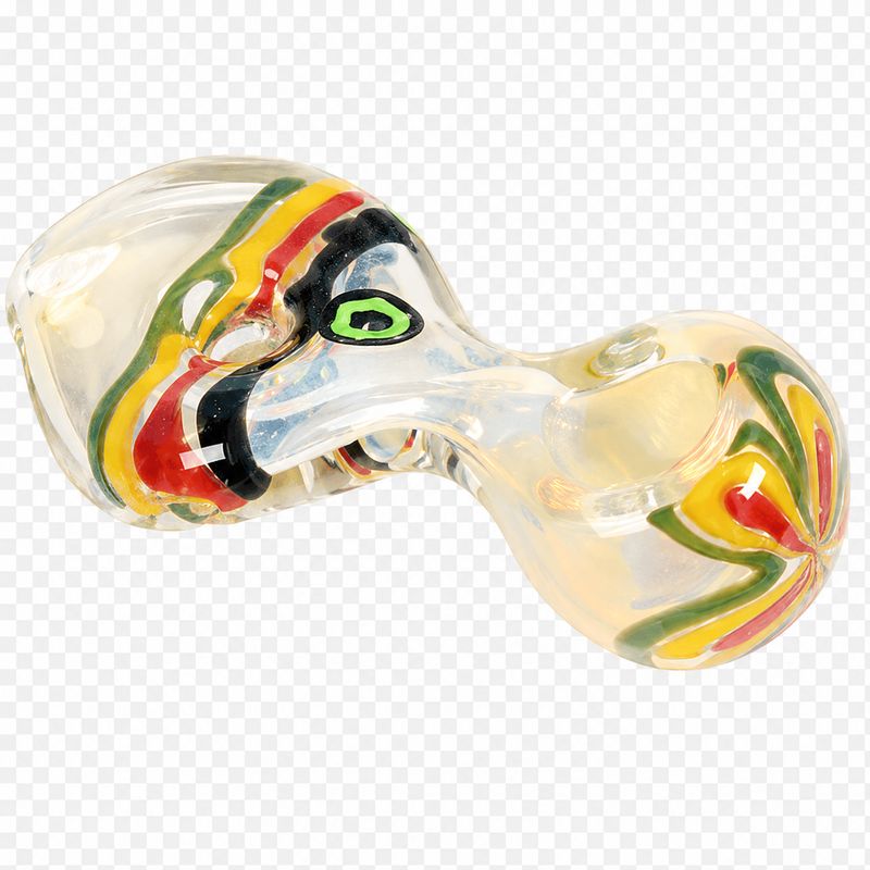 Greenhouse Rasta Doughnut Glass Pipe