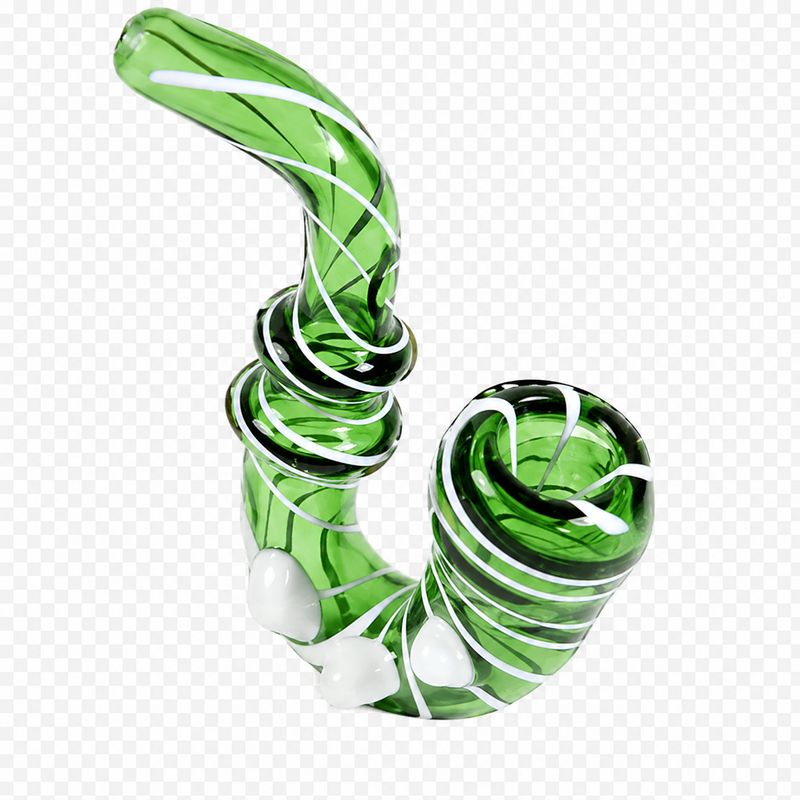 Greenhouse Mix Color Sherlock Glass Pipe