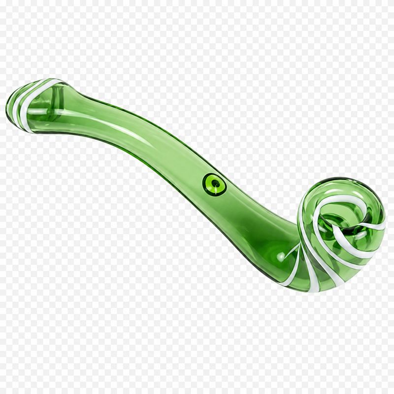 Greenhouse Color Tube Sherlock Glass Pipe