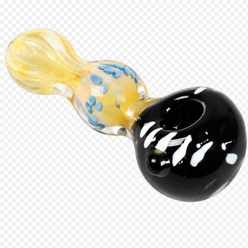 Greenhouse 5" Black Join Dot Glass Pipe