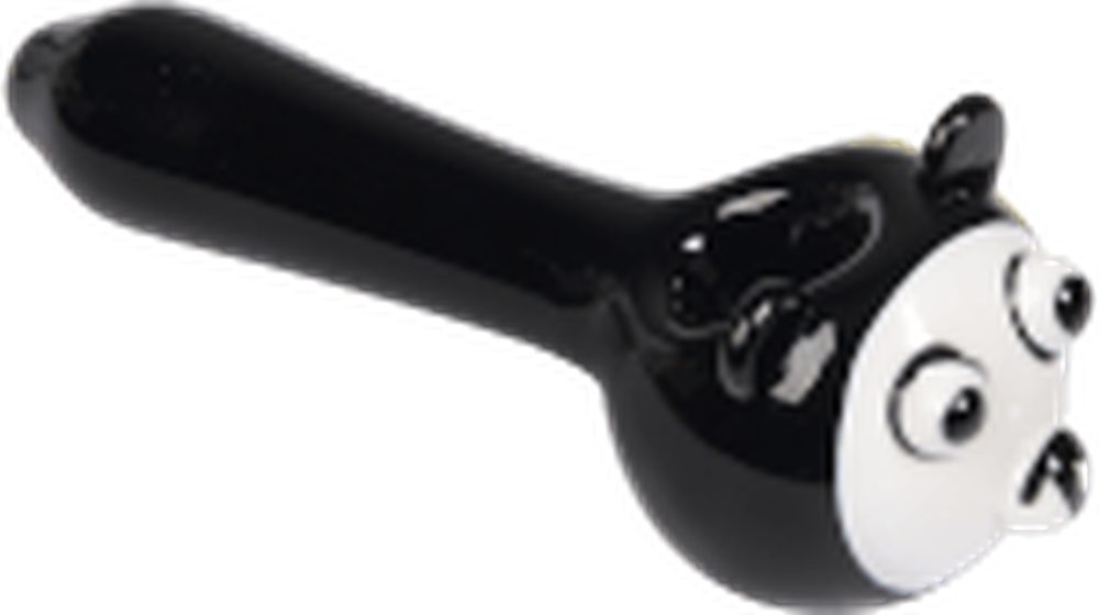 Greenhouse 4" Panda Spoon Character Glass Pipe