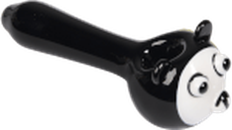 Greenhouse 4" Panda Spoon Character Glass Pipe