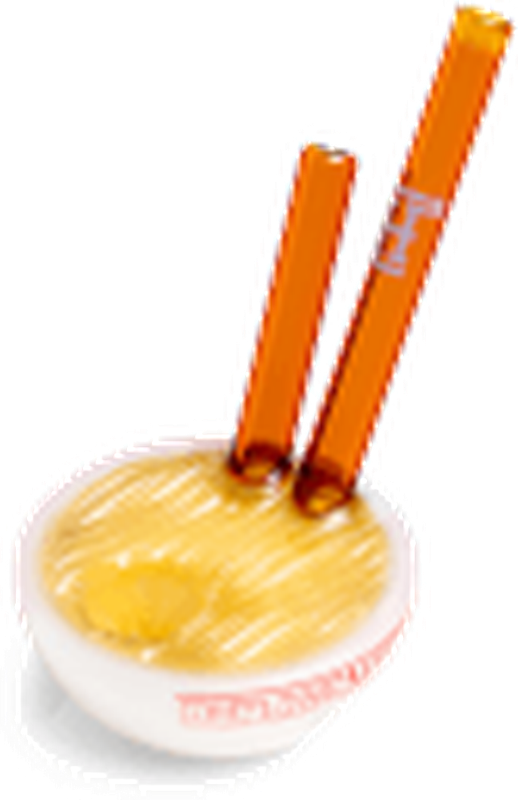 Hemper Ramen Bowl Glass Hand Pipe - 3.3"