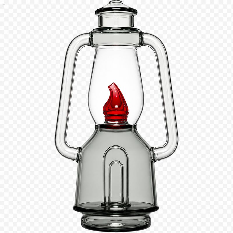 Hemper Bowlman Lantern Glass Pipe Bong - 7"
