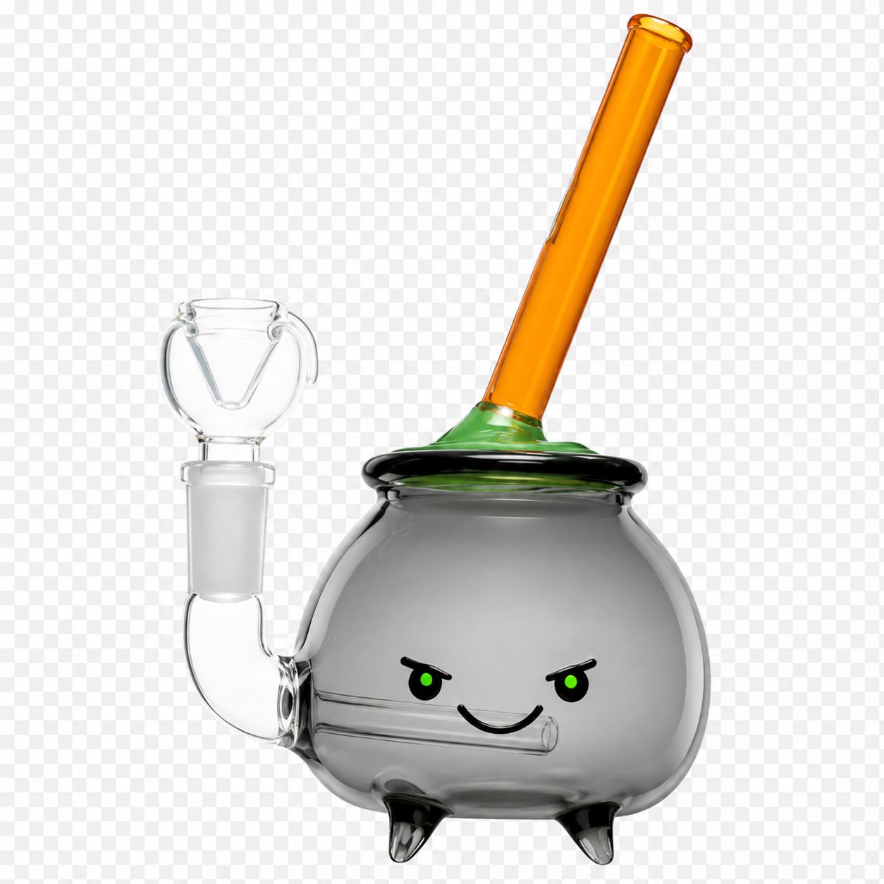Hemper Cauldron Glass Pipe Bong - 6.6"
