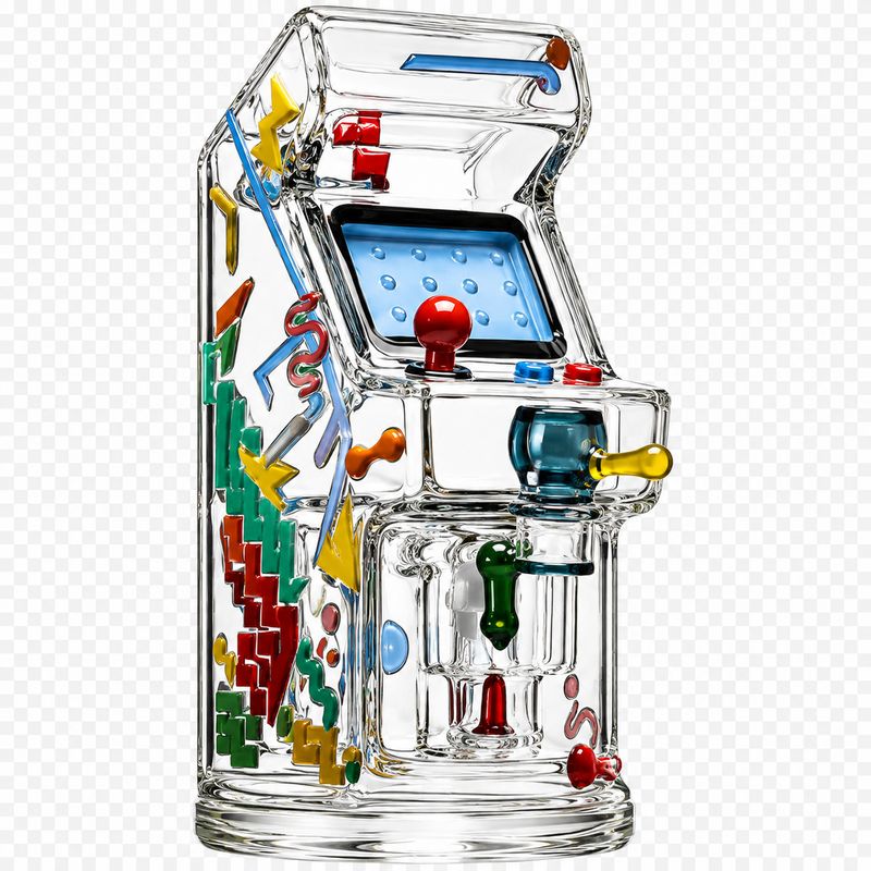 Hemper Arcade Glass Bong - 5.4"
