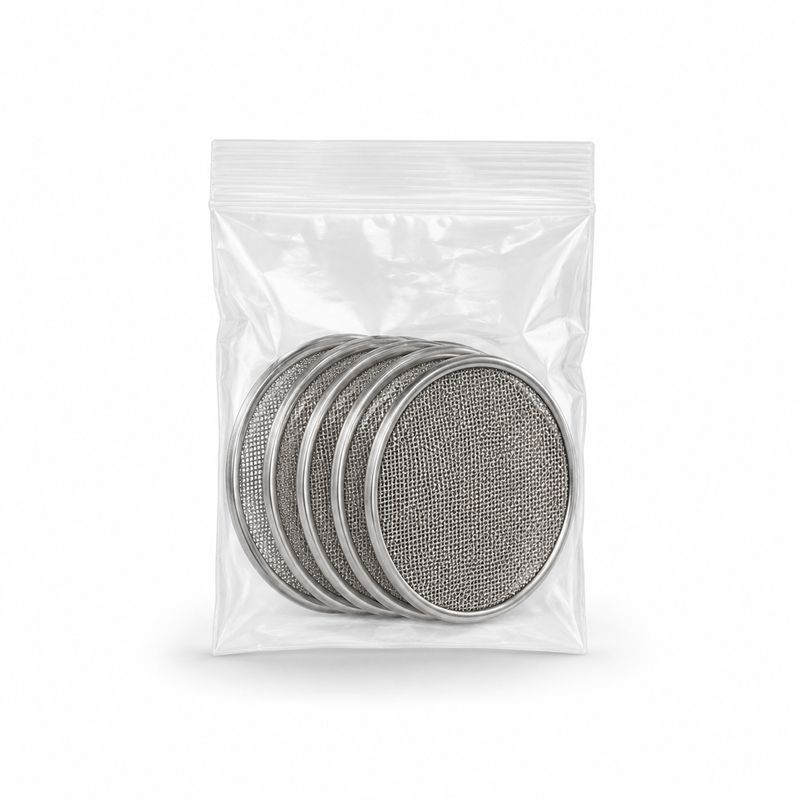 Stainless Steel Pipe Screens - 5 Pack