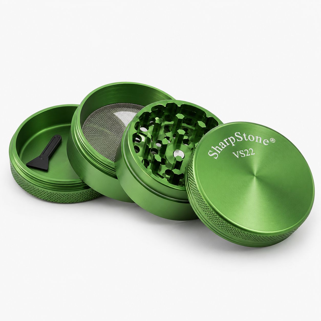 SharpStone VS22 4-Piece Grinder - Green