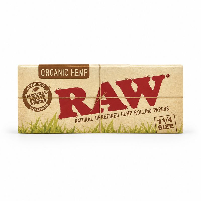 RAW Organic Hemp 1 1/4 Rolling Papers - 50 Count