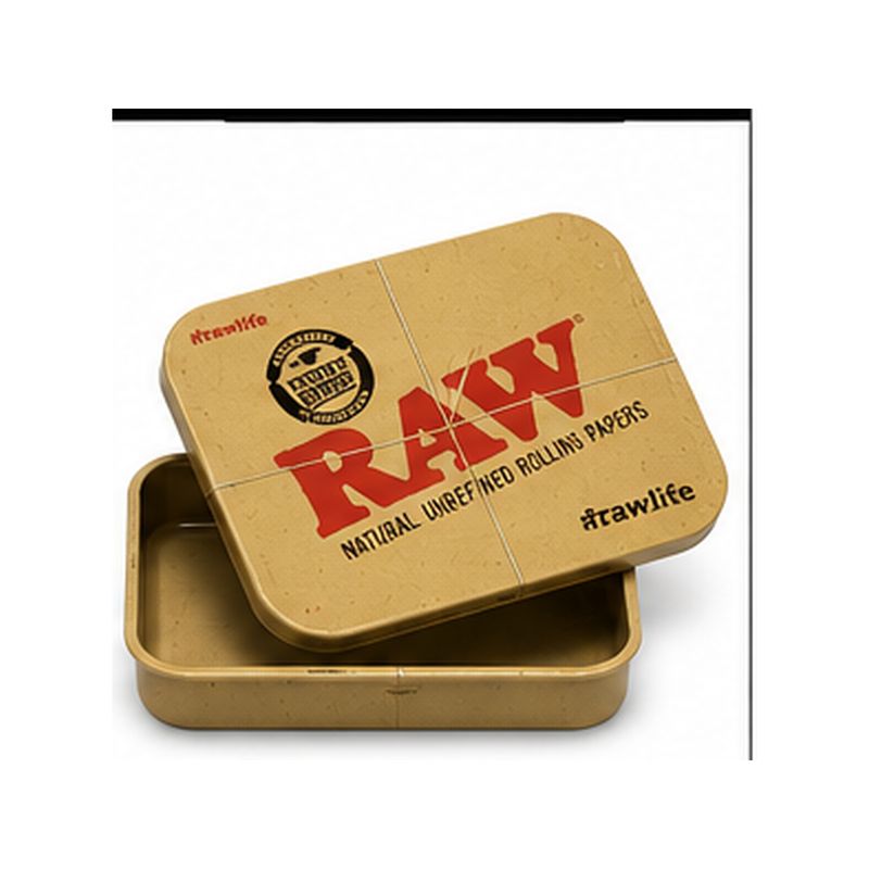 Metal Rolling Tray with Magnetic Lid - Small - Assorted