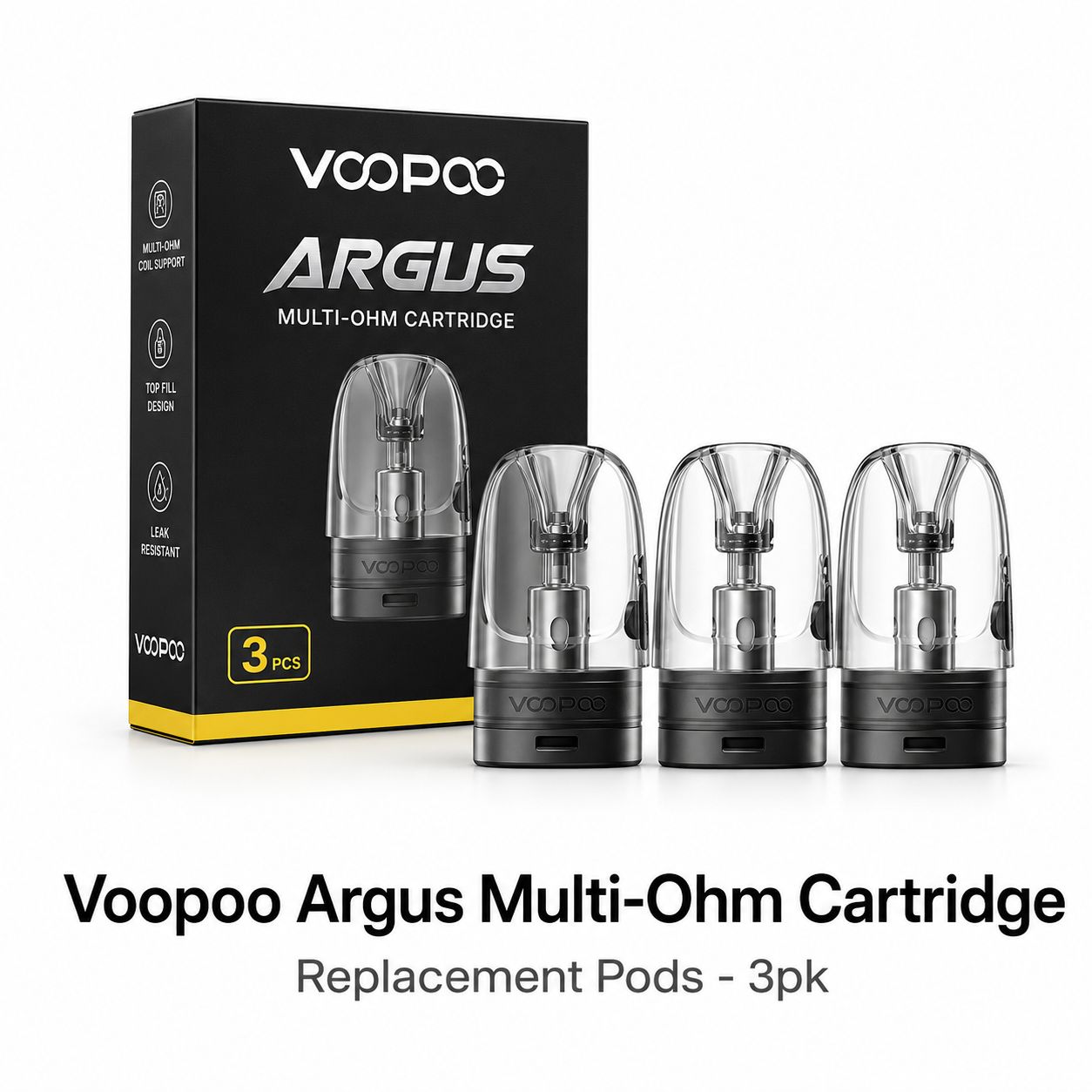 Voopoo Argus Multi-Ohm Cartridge - 3pk