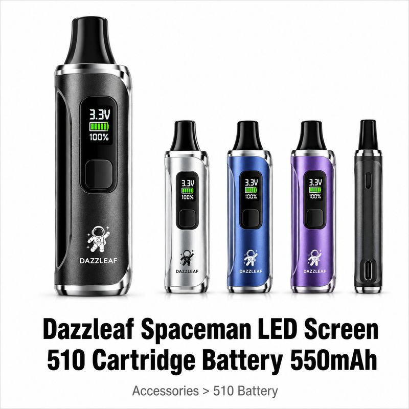 Dazzleaf Spaceman LED Screen 510 Cartridge Battery 550mAh
