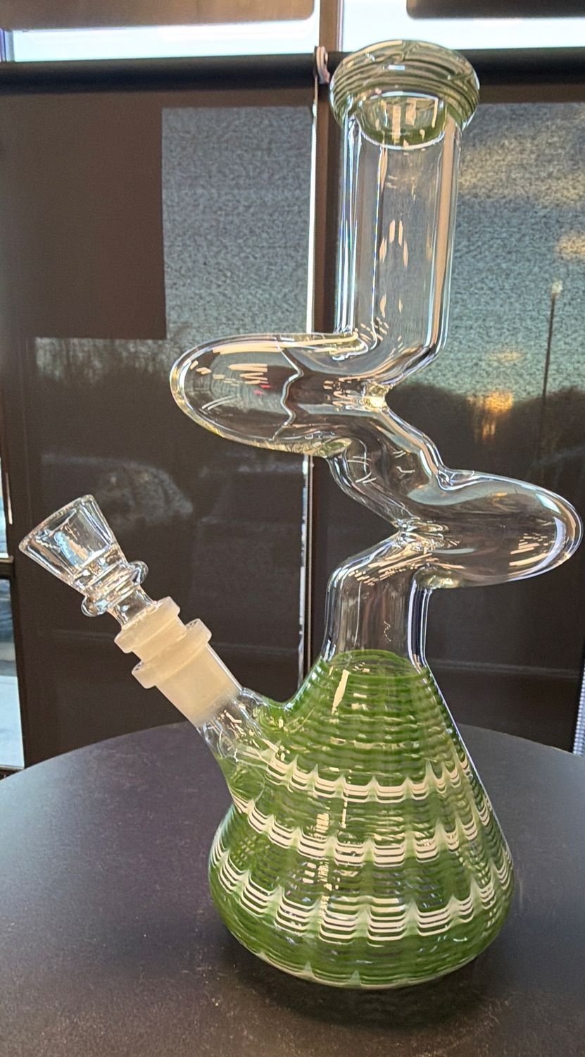 Wigwag Double Zong Water Pipe - 10"