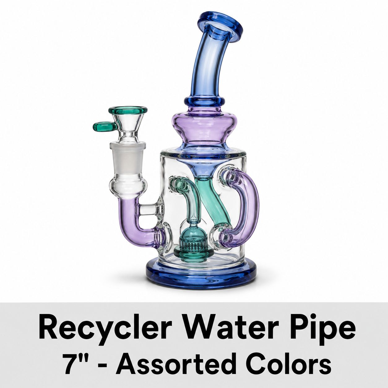 Recycler Water Pipe - 7"