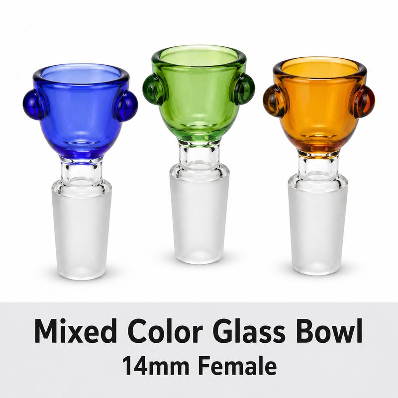 Mixed Color Glass Bowl