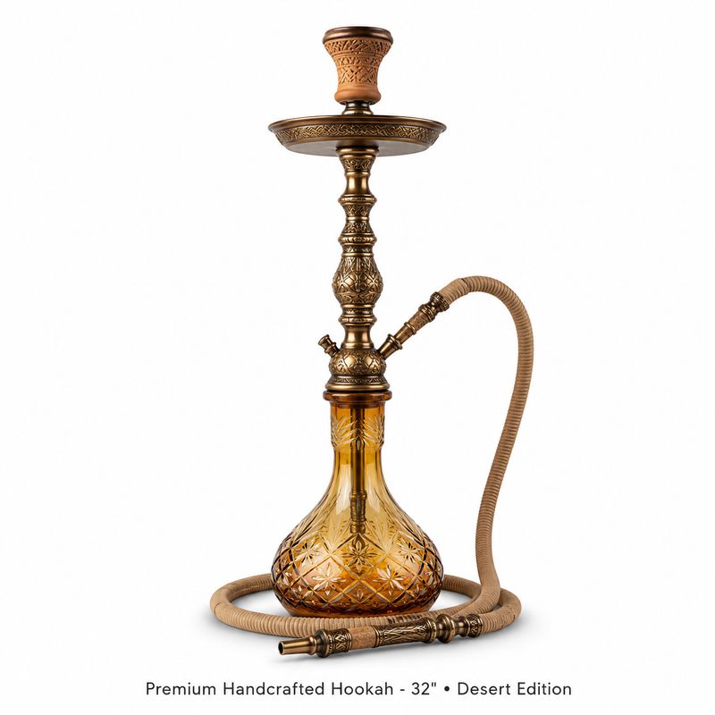 Premium Handcrafted Hookah - 32" Desert Edition