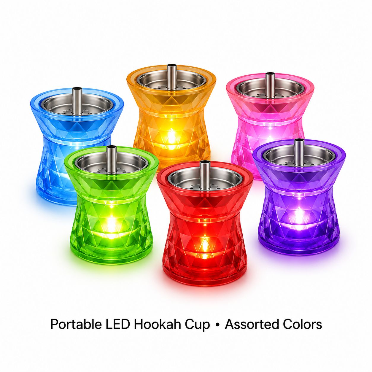 Portable LED Hookah Cup