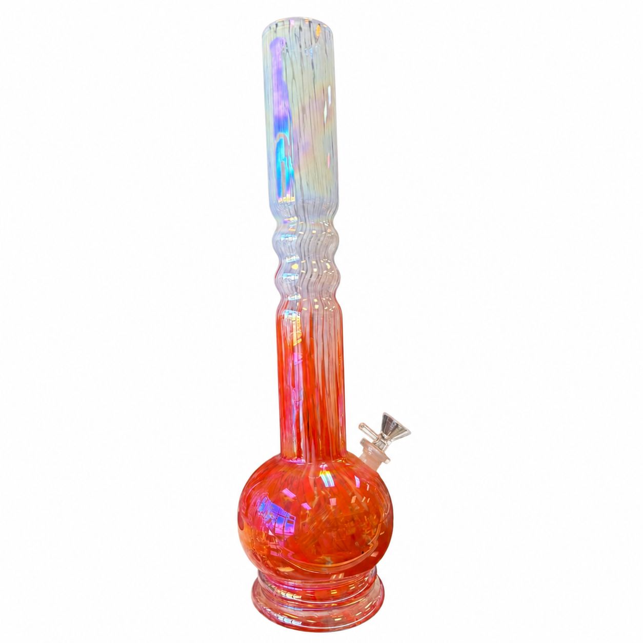 18" Sunset Ring-Neck Glass Water Pipe