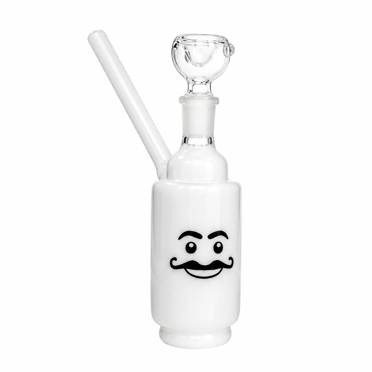 White Mischief Character Glass Water Pipe