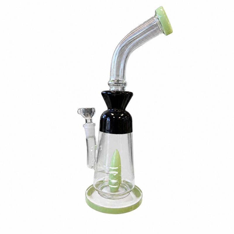 12" Midnight Slyme Cone Glass Water Pipe