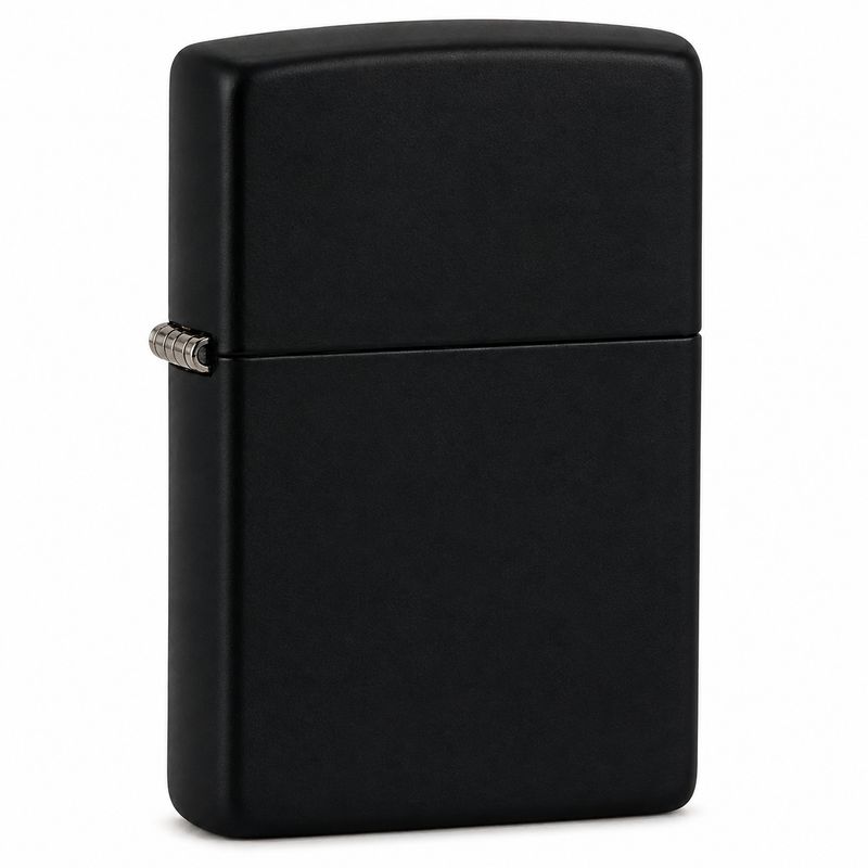 Zippo Black Matte Slim Lighter