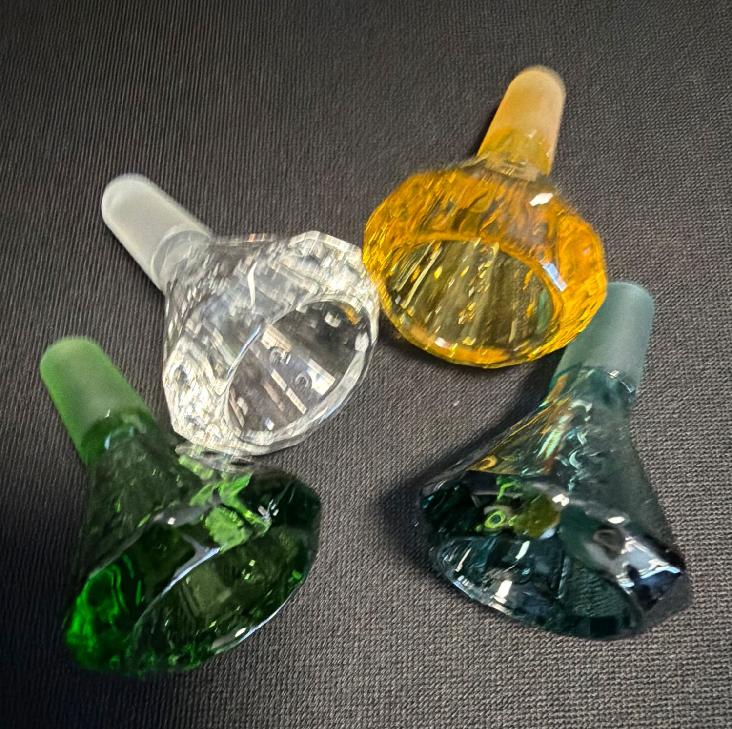 Diamond Cut GOG Bowl - Assorted Colors