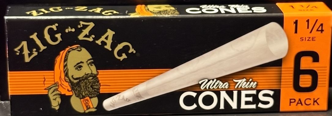 Zig Zag Cones 1 1/4 6 Pack