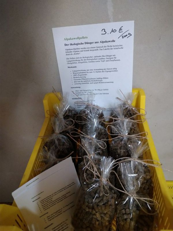 Alpakawollpellets Dünger 200 g