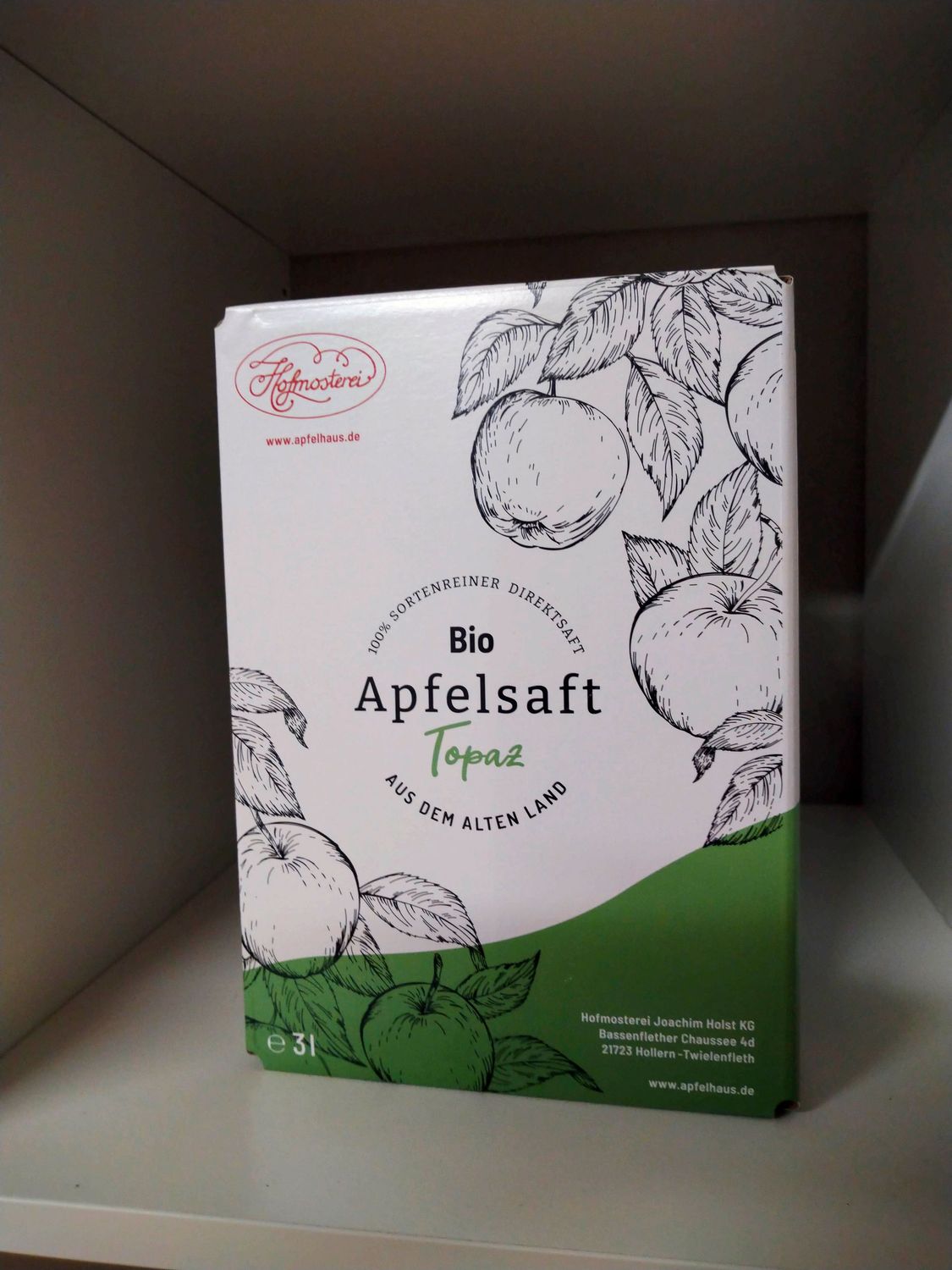 3 l Bag Apfelsaft Topaz 3 l Bag Apfelsaft Topaz