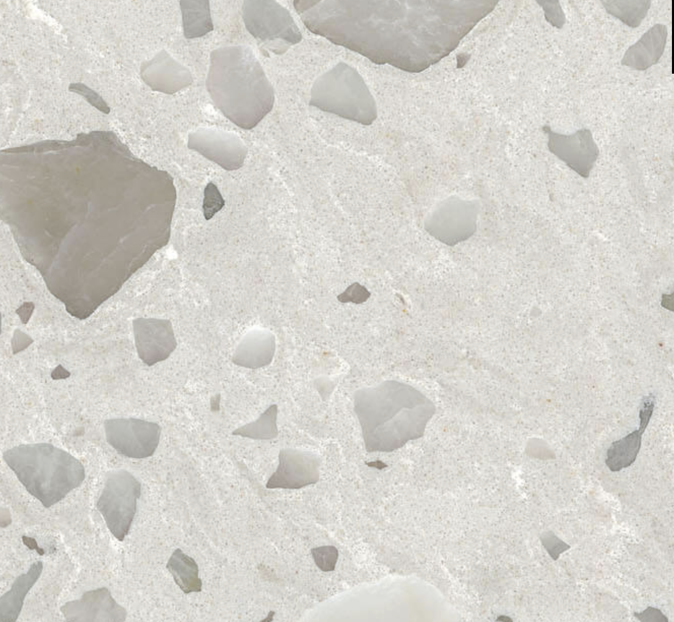 Corian Quartz - Alabaster Terrazzo