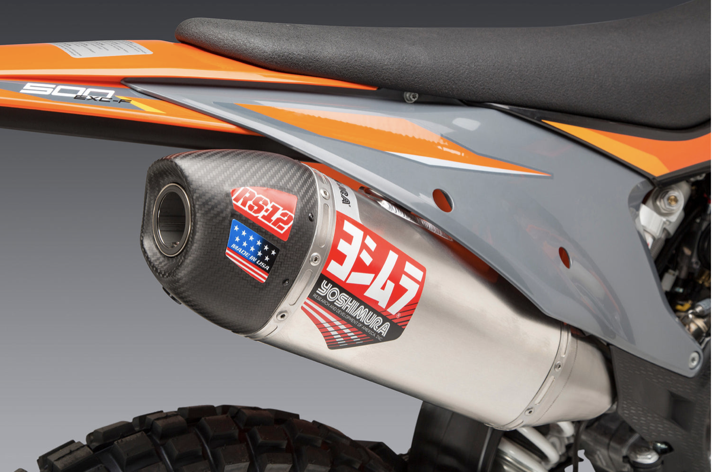 YOSHIMURA RS-12 STAINLESS FULL EXHAUST, W/ ALUMINUM MUFFLER 265000S320