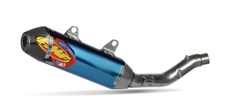 FACTORY 4.1 RCT TITANIUM ANODIZED FULL SYSTEM W/ CARBON END CAP 2023 250/350 KTM/HUSQVARNA