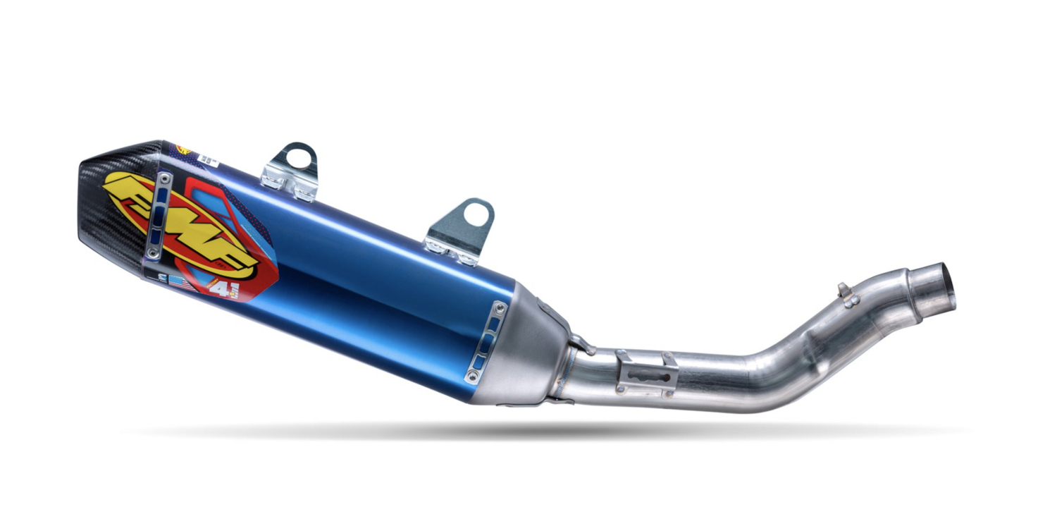 FACTORY 4.1 RCT TITANIUM ANODIZED FULL SYSTEM W/ CARBON END CAP 2023 450 KTM/HUSQVARNA