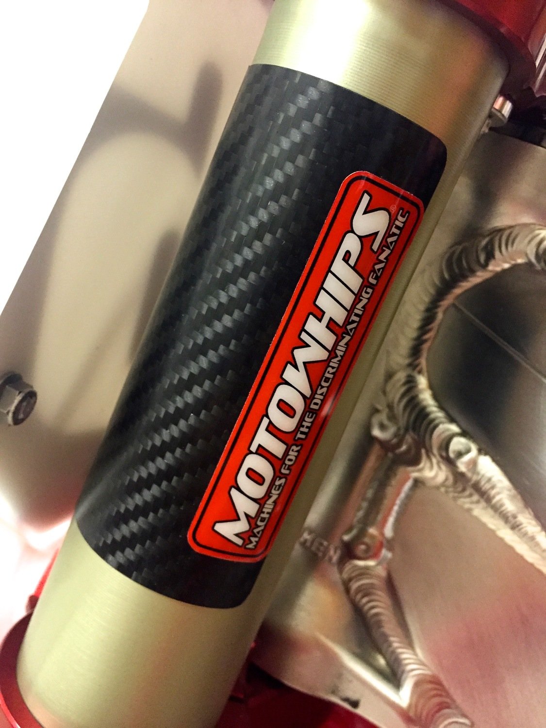 MOTOWHIPS CARBON FIBER FORK WRAP