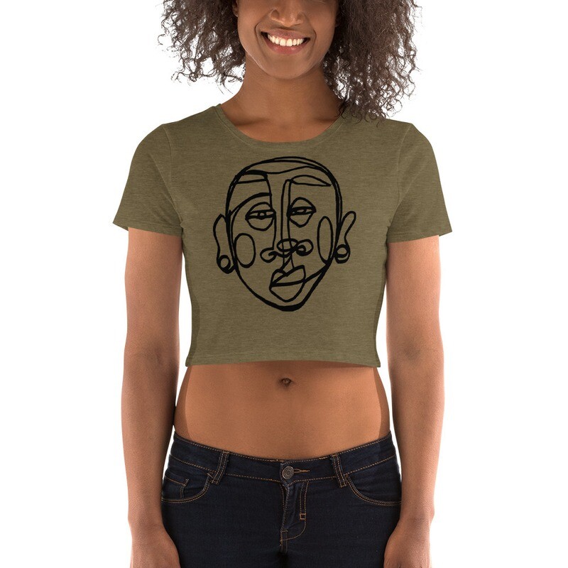 'Face Yourself' Women’s Crop Tee