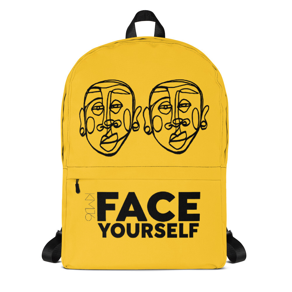 &#39;Face Yourself&#39; Backpack