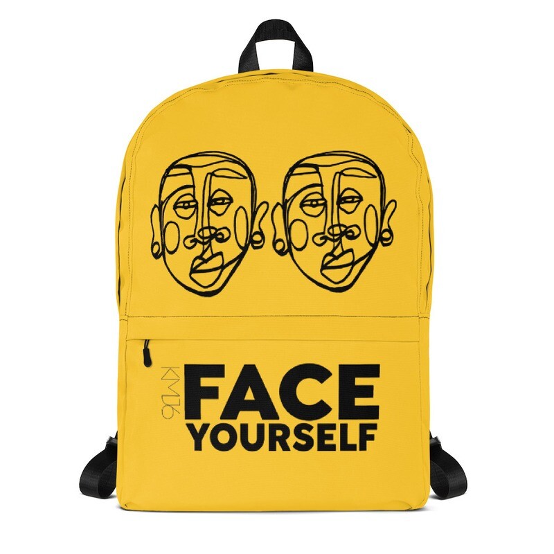 &#39;Face Yourself&#39; Backpack