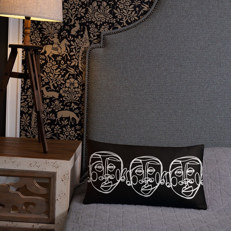 'Face Yourself' Pillow