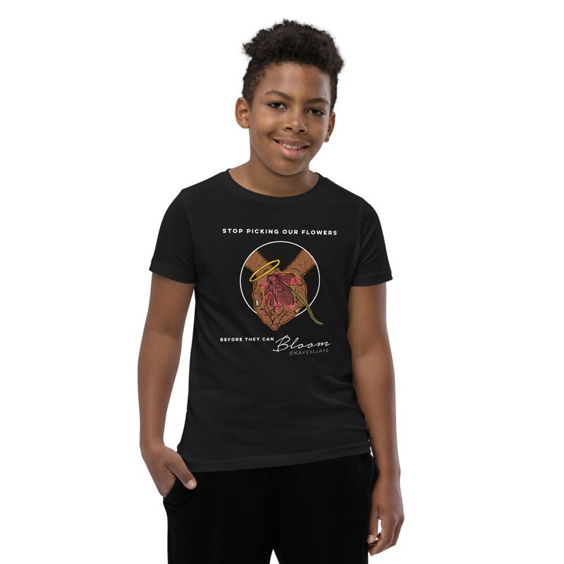 &#39;Let Them Bloom&#39; Youth Short Sleeve T-Shirt