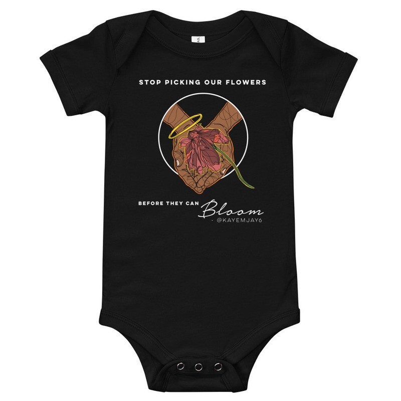 &#39;Let Them Bloom&#39; Onesie 