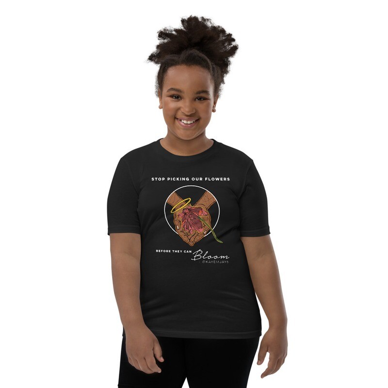 'Let Them Bloom' Youth Short Sleeve T-Shirt