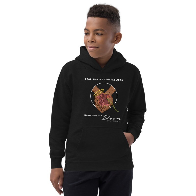 &#39;Let Them Bloom&#39; Kids Hoodie