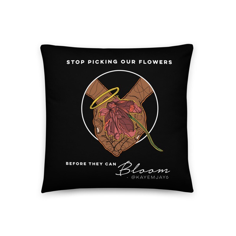&#39;Let them Bloom&#39; Pillow