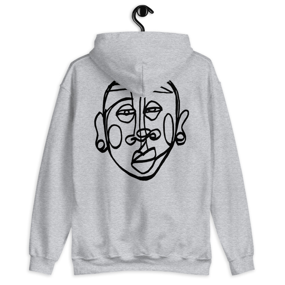 &#39;Face Yourself&#39; (typography) Unisex Hoodie