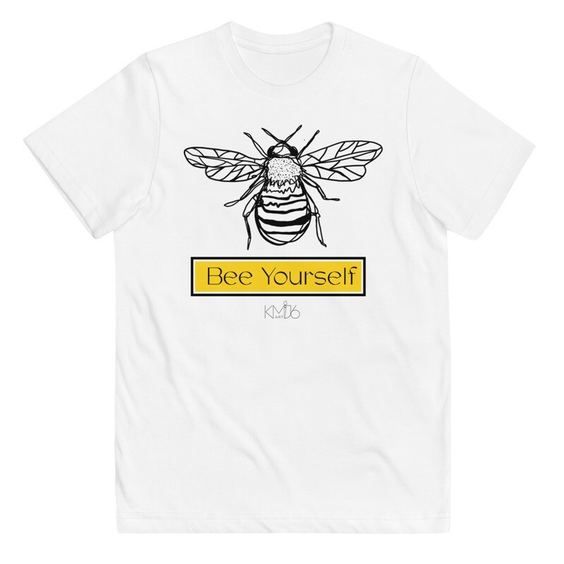 &#39;Bee Yourself&quot; Youth jersey t-shirt