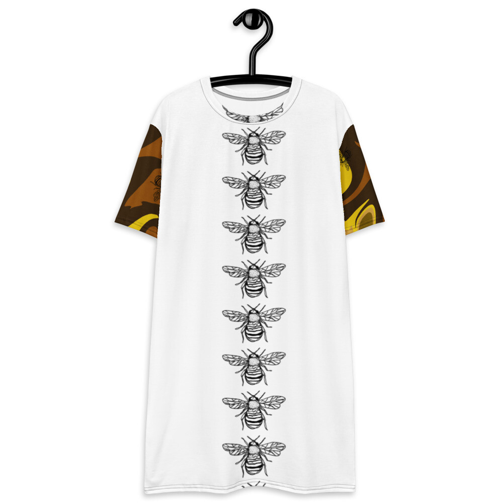 &#39;Bee Yourself&quot; T-shirt dress, Size: 2XS